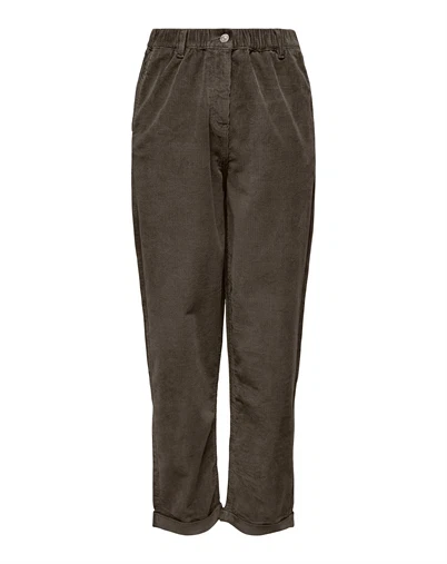Only - ONLFlora Cord Carot Bukser - Chocolate Brown 